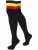 normani Overknee kousen  geel / rood / zwart