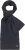 Lyle & Scott Sjaal lambswol Ribbed Navy heren