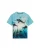 WE Fashion Shirt  lichtblauw / petrol / zwart