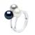 Ring Trilogie Bulk – 3 Echte Cultured Zoetwater Parel Ronde 7-8 mm