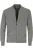 Redmond Casual Cardigan grijs, Effen