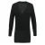 Premier Dames/Dames Longline V Hals Vest (Zwart)