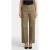 ARKET Eeva Cotton Twill Trousers Khaki