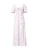 VERO MODA Jurk ‘VMGABRIELLA’  oudroze / wit