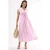 V-hals Midi Jurk met Strikdetails