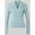 Christian Berg Woman Selection Gebreide pullover van viscosemix met polokraag en V-hals