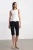 Fitted Mouwloze Crepe Peplum Blouse