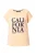 Ulla Popken Shirt  abrikoos / zwart