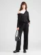 ONLY Broek met wijde pijpen ONLPOPTRASH-SUKI Loose fit Broek met wijde pijpen