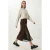 Hoge Taille Kanten Maxi Rok
