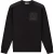 Malelions Men Nylon Pocket Sweater | Black