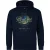Petrol Industries – Heren Plus Size Artwork Hoodie Biscayneside – Blauw
