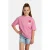 Cars T-shirt met backprint roze