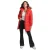 Donsjack met capuchon en imitatiebont voor dames, halflang Superdry