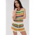 HARPER & YVE straight regular waist gestreepte casual short gehaakt multi