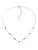 So Chic Ketting  magenta / zilver