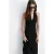 Mango midi halterjurk – zwart