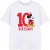 Disney Kinderen/kinderen mickey mouse 10e verjaardag t-shirt
