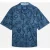 Scotch & Soda Printed Chambray Shortsleeved Shirt Navy