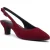 Hush Puppies Nahla Buckle Kitten Heel Dames Bordeaux Puntige Slingback Schoenen