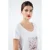 Top met korte mouwen en veelkleurig printdetail