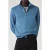 Paul Smith Mens Reg Fit Half Zip Sweat Zebra Petrol Green