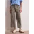 Street One Dames Wide Legs jeans met riemdetail in Bruin