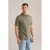WE Fashion slim polo olijfgroen