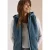 Teddy gilet met afneembare capuchon