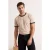 TRENDYOL MAN Heren Beige Effen Kort Regular fit T-shirts