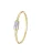 Lucardi Ring  goud / transparant