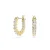 Swarovski Matrix – Dames Oorbellen – Transparant & goudkleurig