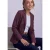 Eenvoudige blazer in effen kleur