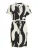 VILA Blousejurk ‘VIIda Paya’  zwart / wit