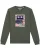 Watapparel Sweatshirt ‘ Good Old Mess ‘  olijfgroen / gemengde kleuren