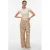 VERO MODA wide leg regular waist casual broek zand