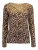 Hailys Shirt ‘Zi44na’  camel / chocoladebruin / zwart