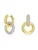 Swarovski Oorbellen ‘Dextera’  goud / transparant
