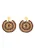 usha FESTIVAL Oorbellen  bruin / cognac / goud