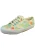 SUPERGA Slip-on ‘Hibiscus’  ivoor / turquoise / lichtgeel / oranje