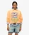 Superdry Vrouwen Psych Surf Loose Sweatshirt met Ronde Hals Oranje