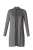 Base Level Curvy lang vest grijs fijn gebreid