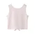 NAME IT KIDS cropped mouwloze top lichtroze