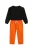For You Moda Set  oranje / zwart / wit