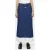 Closed Long X-pocket Skirt Mid Blue