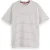 Scotch & Soda Relaxed Fit Lurex Stripe T-shirt White
