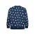 Miss Etam Plus katoenen sweater met stippen – blauw