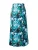 Warehouse Rok  turquoise / lichtgroen / zwart / wit