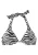 VENICE BEACH Bikinitop ‘Fjella’  zwart / wit