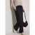 Broek met Wide Leg pijpen, ruitjespatroon en bies